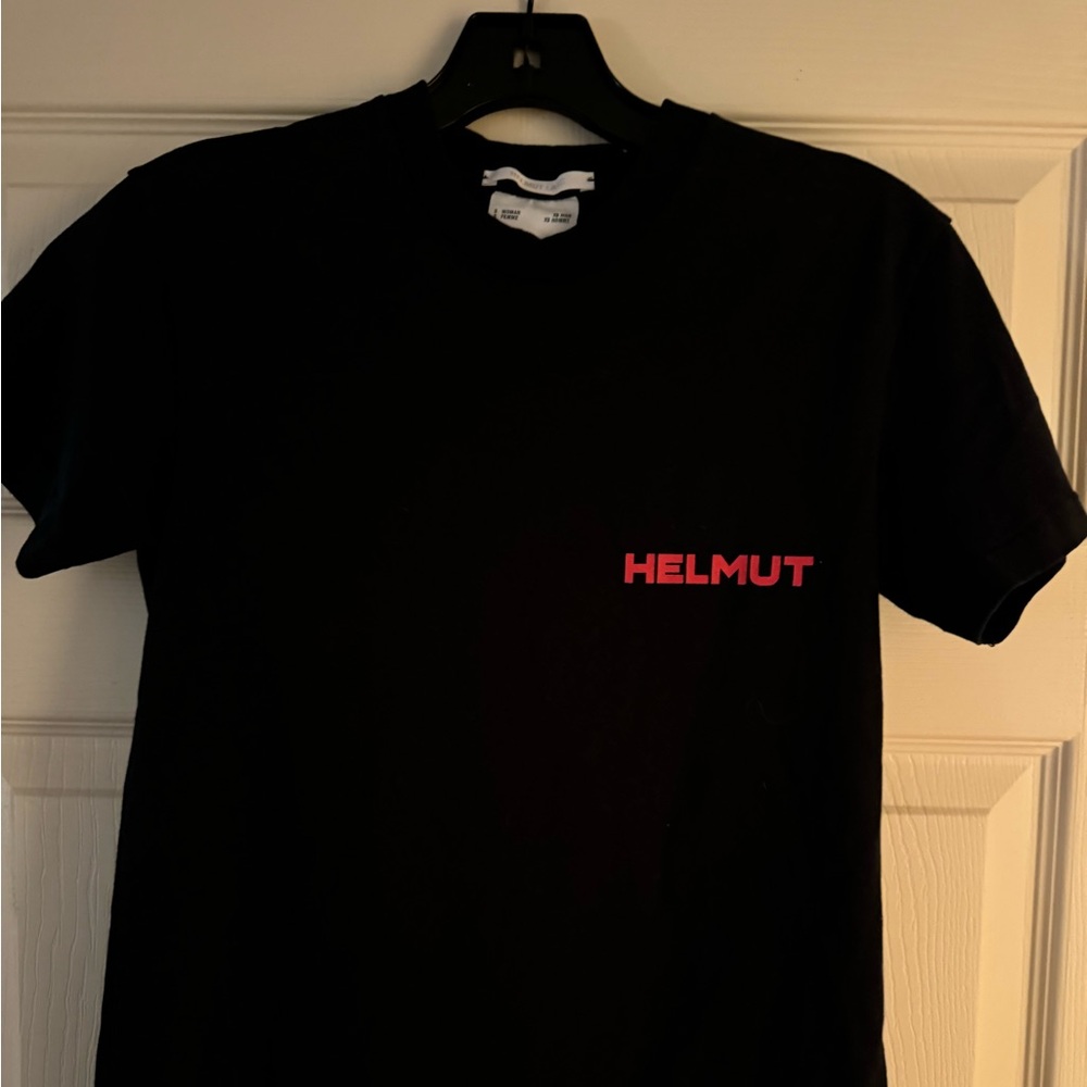 In helmet we trust black T-shirt